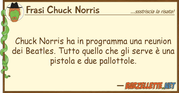 Frasi Chuck Norris chuck norris ha programma reunion