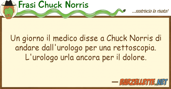 Frasi Chuck Norris giorno medico disse chuck norris