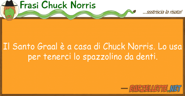 Frasi Chuck Norris santo graal è casa chuck norris