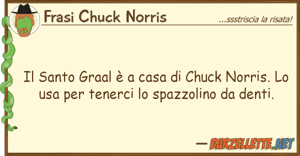 Frasi Chuck Norris santo graal è casa chuck norris