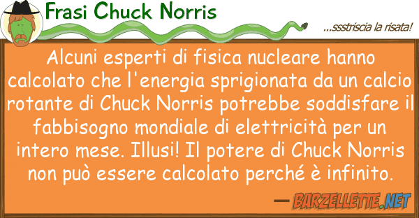 Frasi Chuck Norris alcuni esperti fisica nucleare hanno