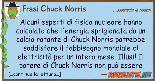 Frasi Chuck Norris alcuni esperti fisica nucleare hanno