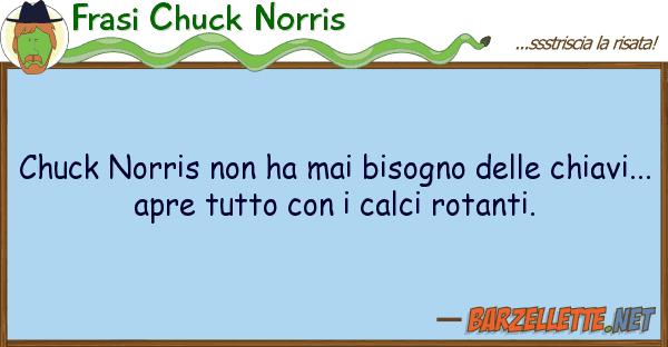 Frasi Chuck Norris chuck norris ha mai bisogno ch