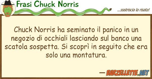 Frasi Chuck Norris chuck norris ha seminato panico
