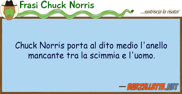 Frasi Chuck Norris chuck norris porta dito medio l'anell
