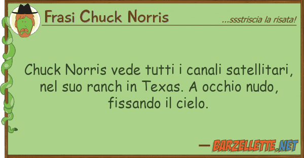 Frasi Chuck Norris chuck norris vede canali satelli