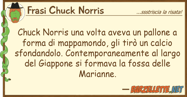 Frasi Chuck Norris chuck norris volta aveva pallone