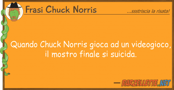 Frasi Chuck Norris quando chuck norris gioca videogio