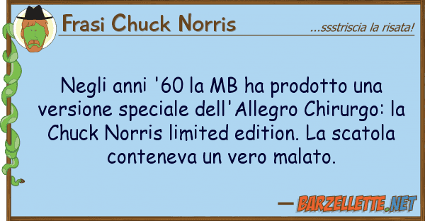 Frasi Chuck Norris anni '60 mb ha prodotto ver