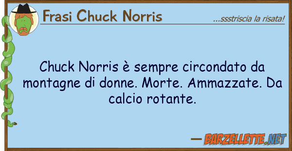 Frasi Chuck Norris chuck norris è sempre circondato mon