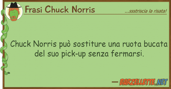 Frasi Chuck Norris chuck norris può sostiture ruota bu
