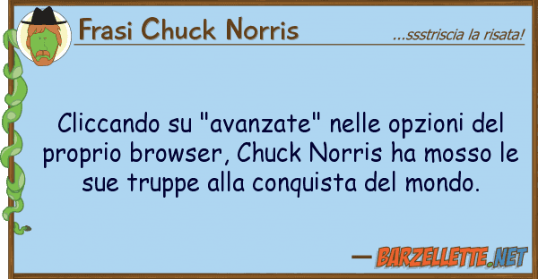 Frasi Chuck Norris cliccando "avanzate" opzioni de