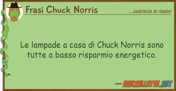 Frasi Chuck Norris lampade casa chuck norris sono t