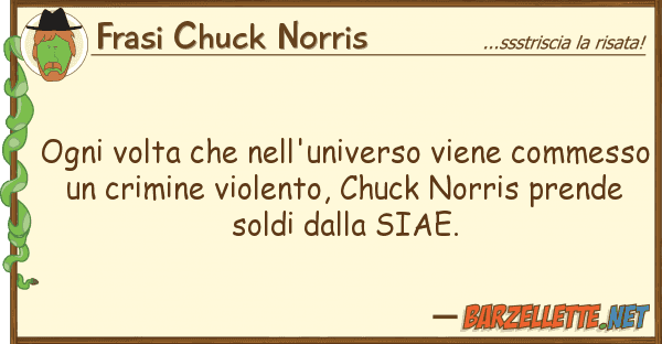 Frasi Chuck Norris ogni volta nell'universo viene comme