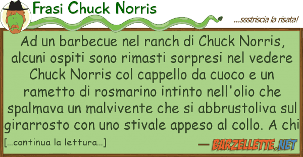 Frasi Chuck Norris barbecue ranch chuck norris