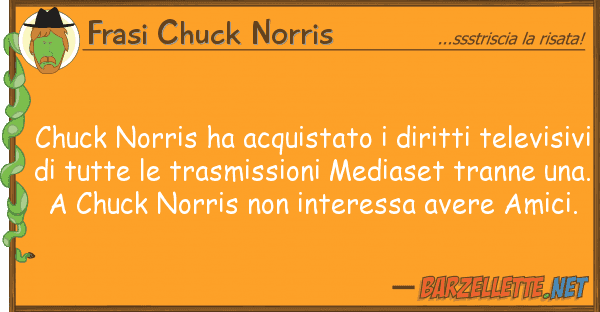 Frasi Chuck Norris chuck norris ha acquistato diritti tel