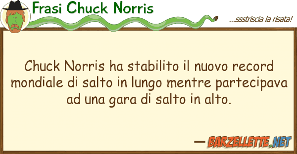 Frasi Chuck Norris chuck norris ha stabilito nuovo recor