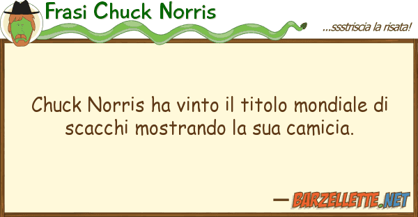 Frasi Chuck Norris chuck norris ha vinto titolo mondiale