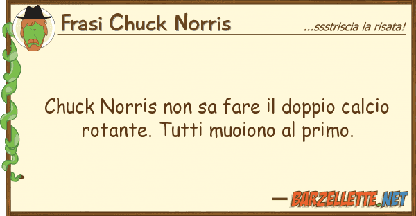 Frasi Chuck Norris chuck norris sa fare doppio calci