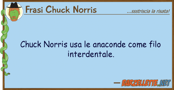 Frasi Chuck Norris chuck norris usa anaconde filo