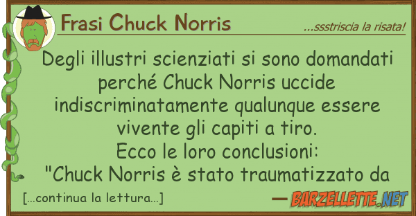 Barzelletta: Degli illustri scienziati si sono domandati perché...