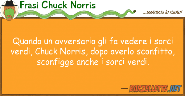 Frasi Chuck Norris quando avversario fa vedere sor