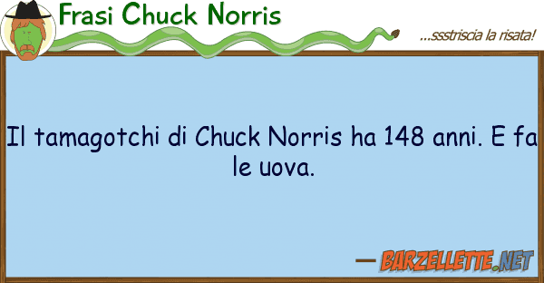 Frasi Chuck Norris tamagotchi chuck norris ha 148 ann
