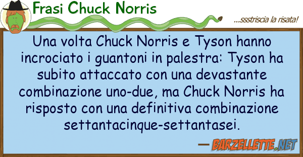 Frasi Chuck Norris volta chuck norris tyson hanno inc