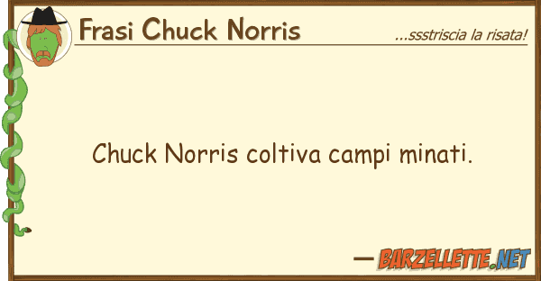 Frasi Chuck Norris chuck norris coltiva campi minati.