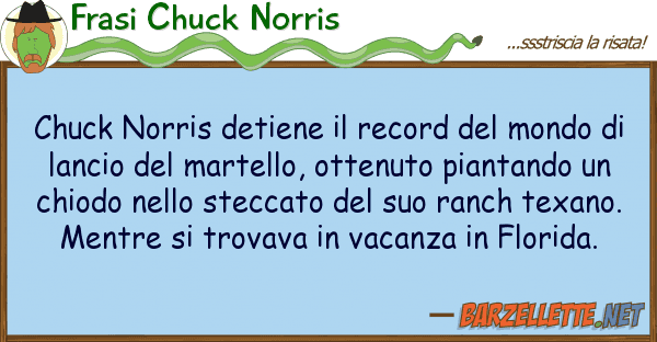 Frasi Chuck Norris chuck norris detiene record mondo