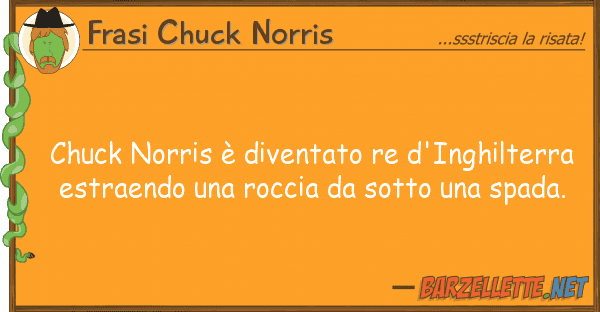 Frasi Chuck Norris chuck norris è diventato re d'inghilter