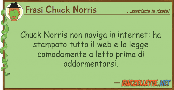 Frasi Chuck Norris chuck norris naviga internet: ha