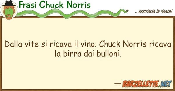 Frasi Chuck Norris vite ricava vino. chuck norr