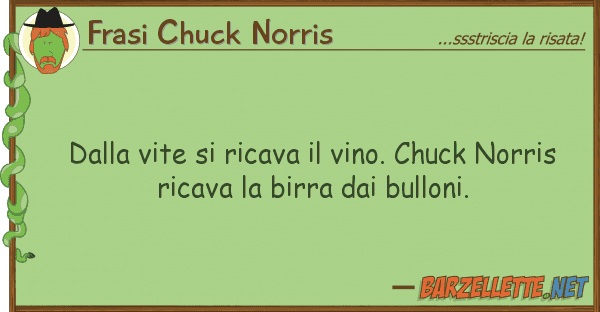 Frasi Chuck Norris vite ricava vino. chuck norr