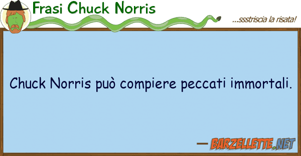 Frasi Chuck Norris chuck norris può compiere peccati immor