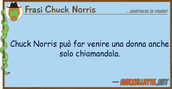 Frasi Chuck Norris chuck norris può far venire donna