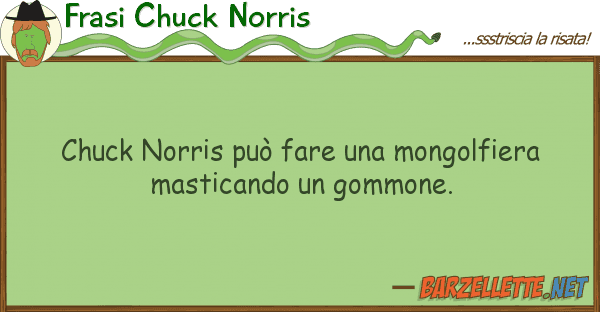 Frasi Chuck Norris chuck norris può fare mongolfiera m