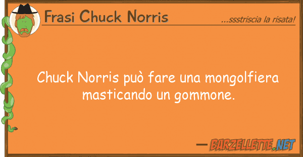 Frasi Chuck Norris chuck norris può fare mongolfiera m