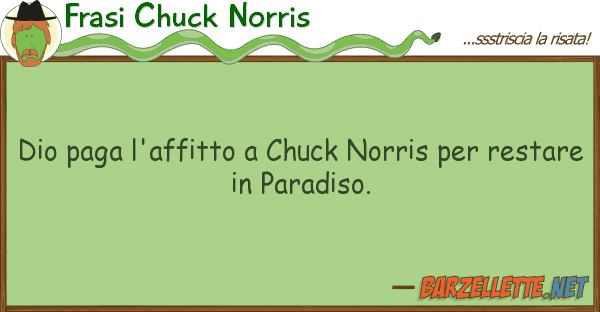 Frasi Chuck Norris dio paga l'affitto chuck norris re