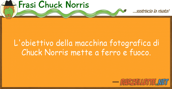Frasi Chuck Norris l'obiettivo macchina fotografica d