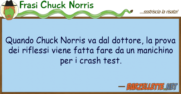 Frasi Chuck Norris quando chuck norris va dottore, p