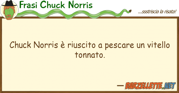 Frasi Chuck Norris chuck norris è riuscito pescare