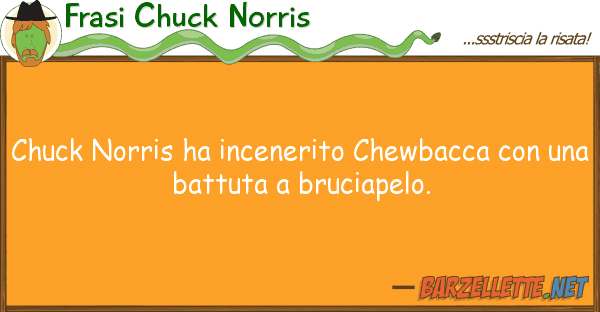 Frasi Chuck Norris chuck norris ha incenerito chewbacca