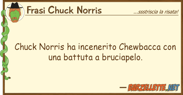 Frasi Chuck Norris chuck norris ha incenerito chewbacca