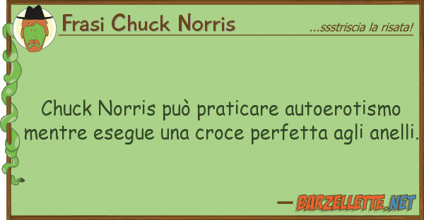 Frasi Chuck Norris chuck norris può praticare autoerotismo