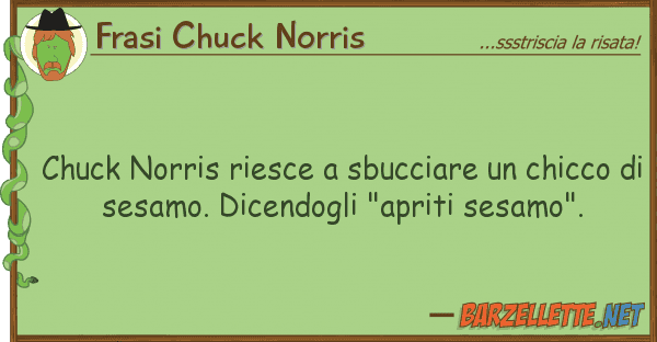 Frasi Chuck Norris chuck norris riesce sbucciare chicc