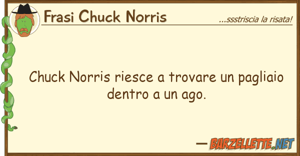 Frasi Chuck Norris chuck norris riesce trovare pagliai