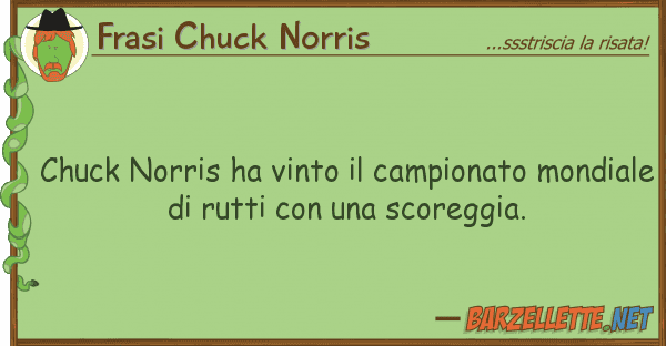 Frasi Chuck Norris chuck norris ha vinto campionato mond