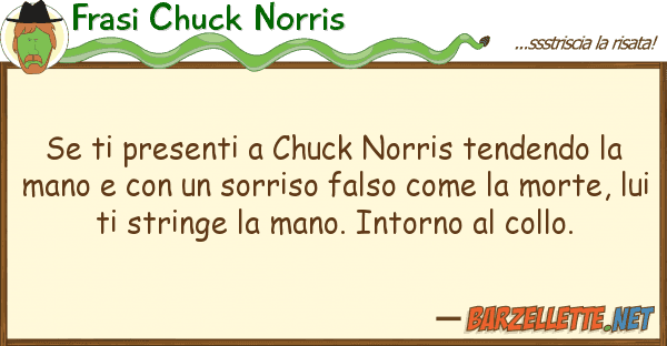 Frasi Chuck Norris presenti chuck norris tendendo