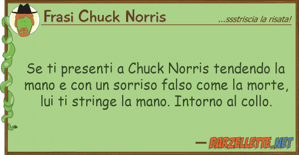 Frasi Chuck Norris presenti chuck norris tendendo